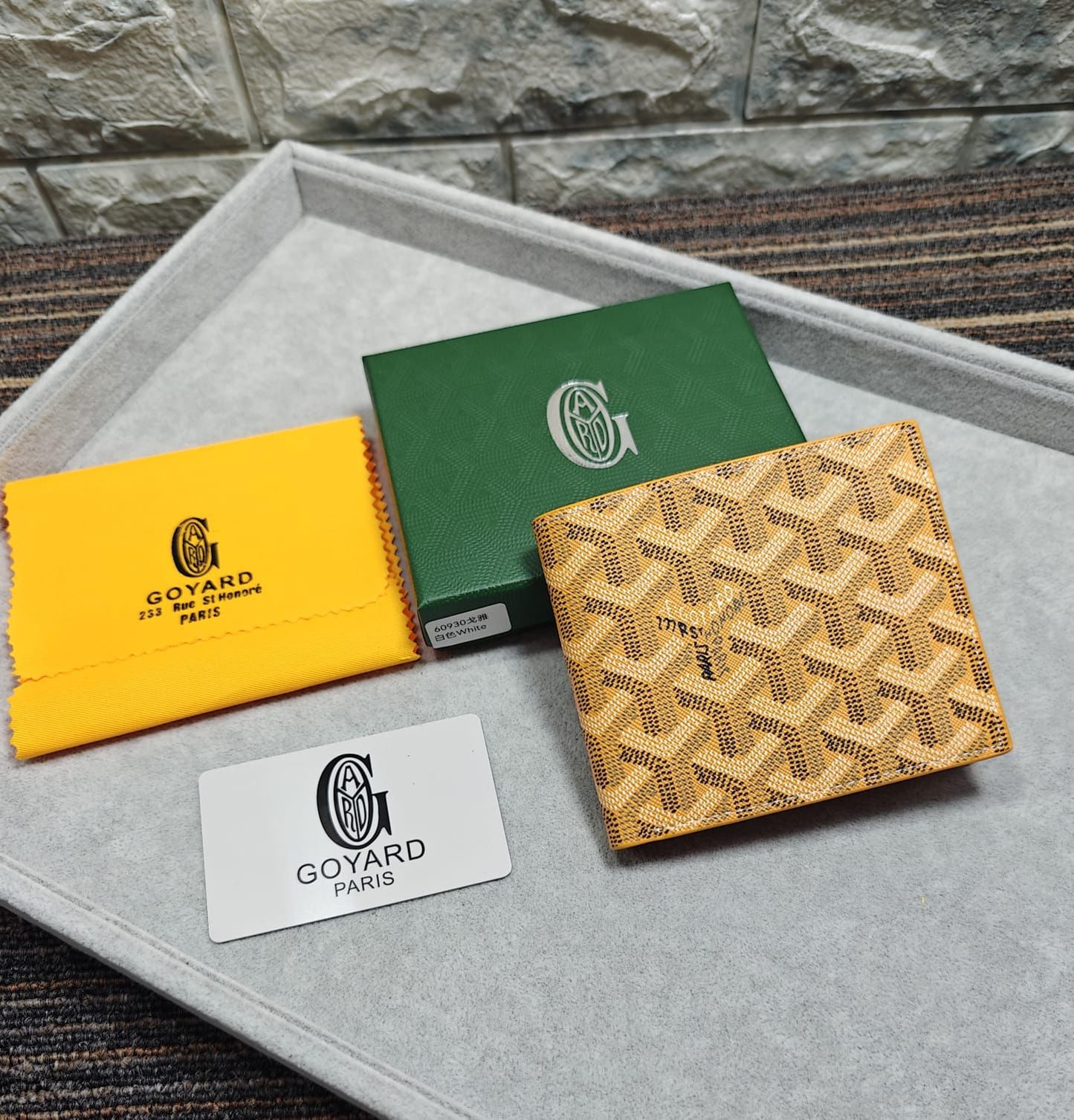 Luxury GOYARD victorie wallet