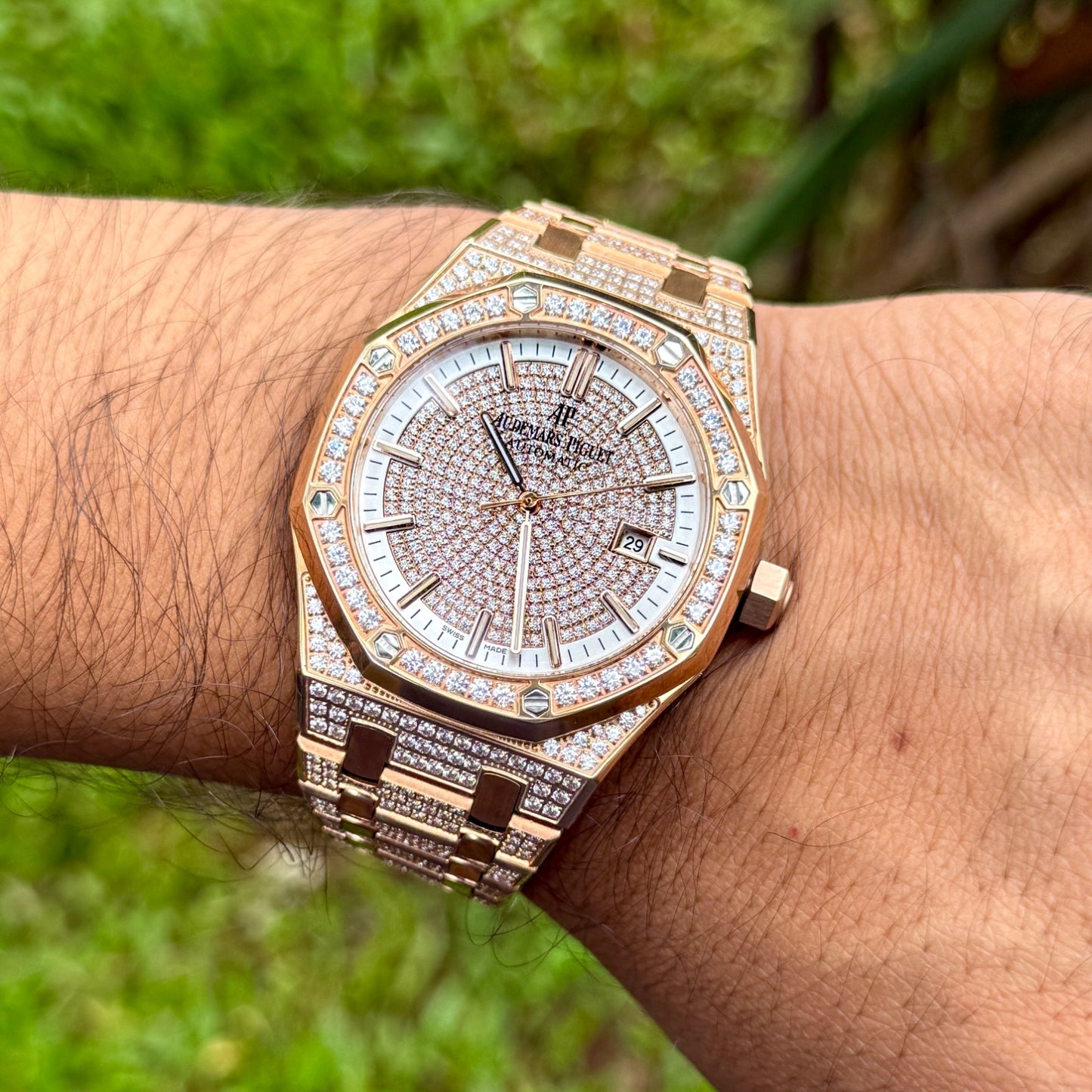 Premium Diamond Automatic Luxury Watch