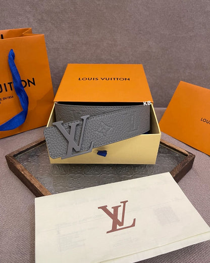 Premium Grey Reversible Leather Belt