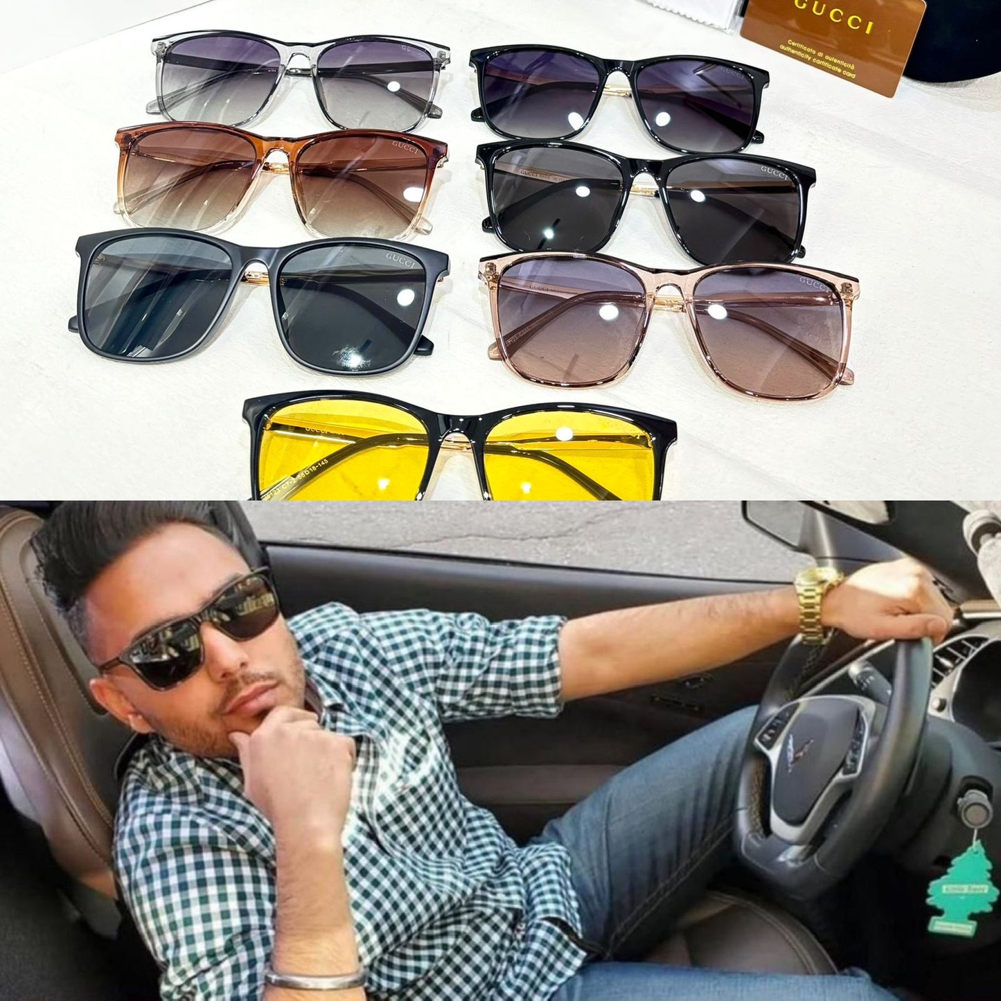 Luxury Polarized Wayfarer Sunglasses (Unisex)